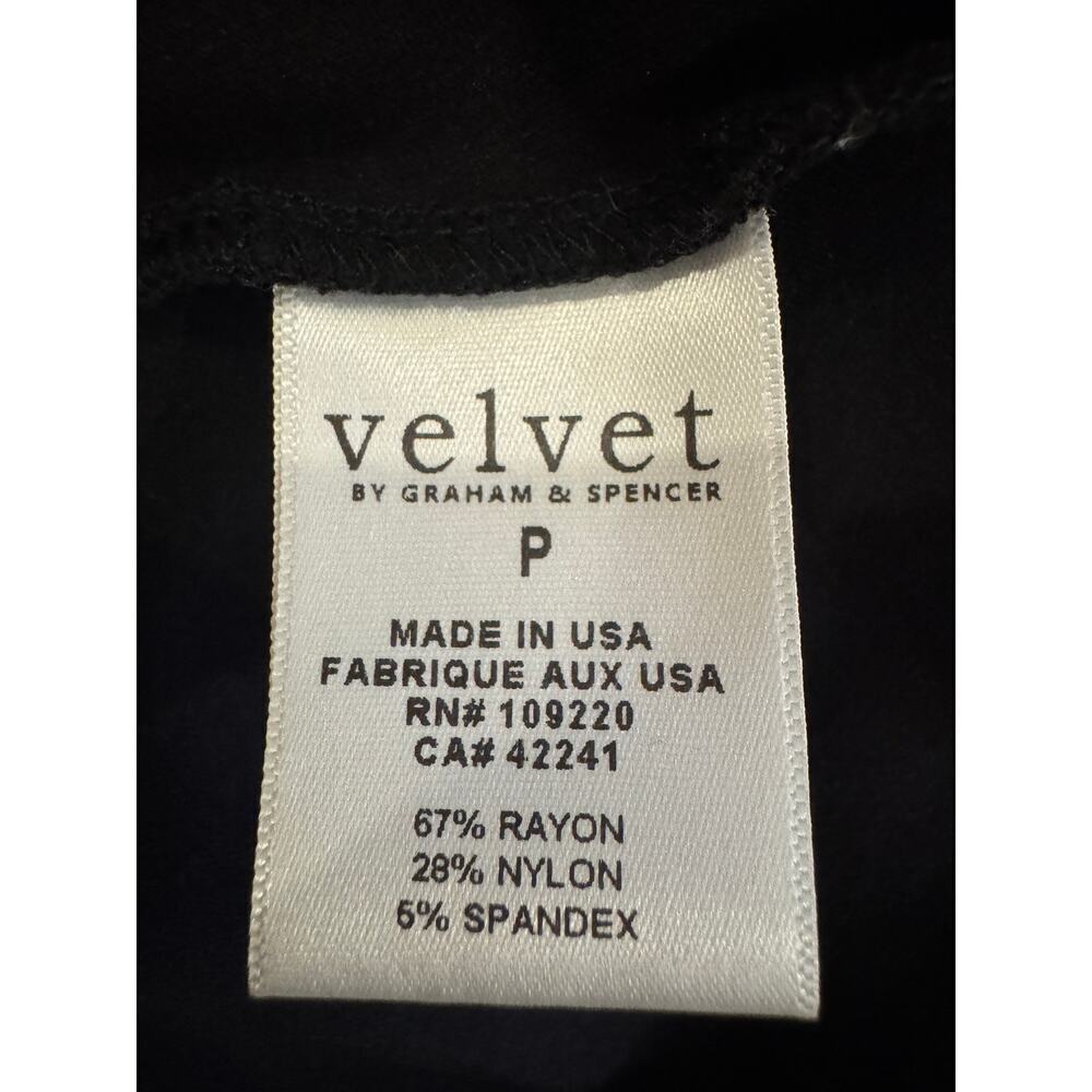 Velvet by Graham & Spencer Black A-Line Mini Skirt - Size Small - Picture 5 of 5